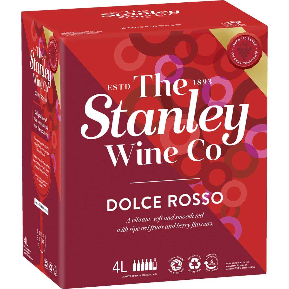 Stanley Cask Wine Dolce Rosso 4l | Woolworths