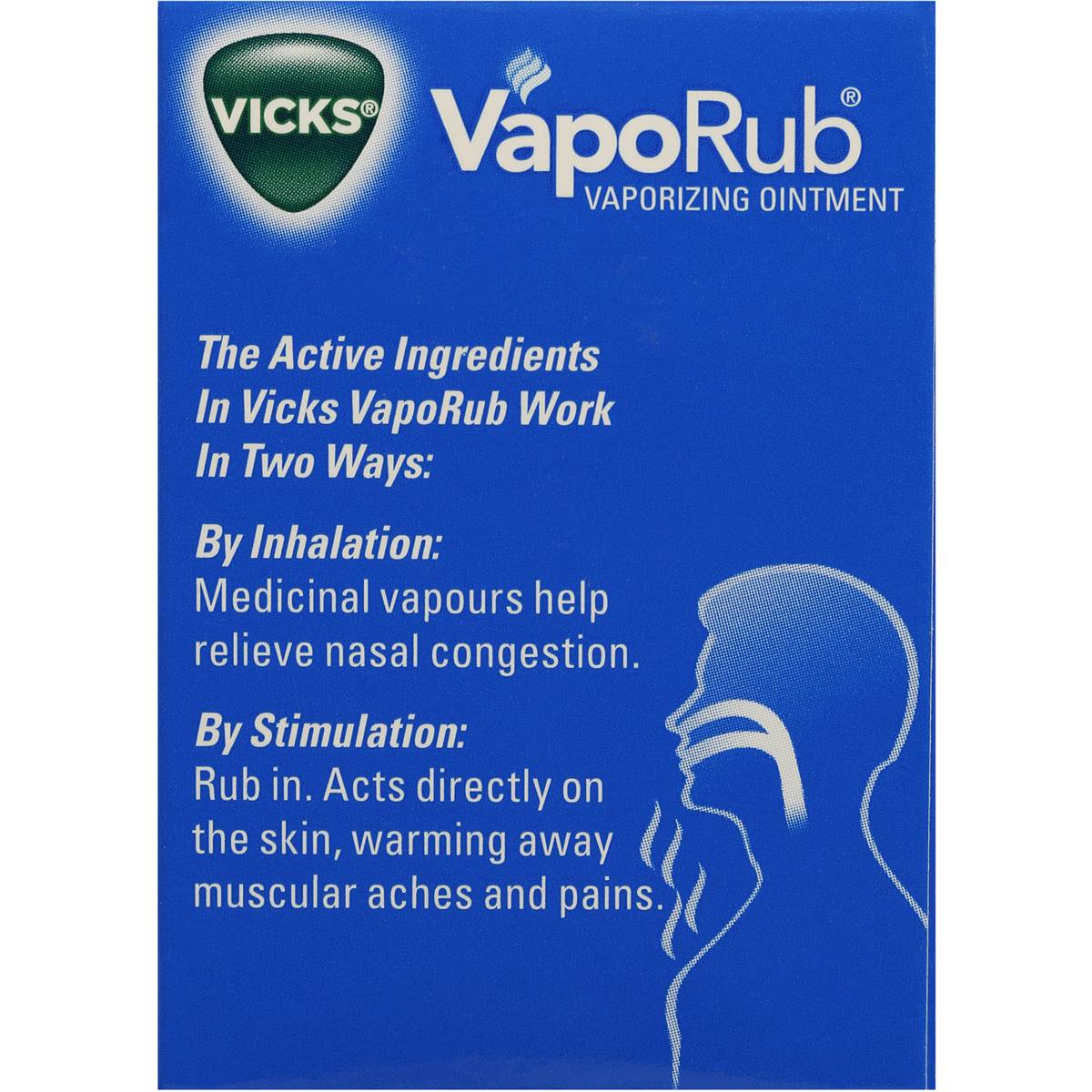 Vicks Chest Rub Vaporub 50g Woolworths