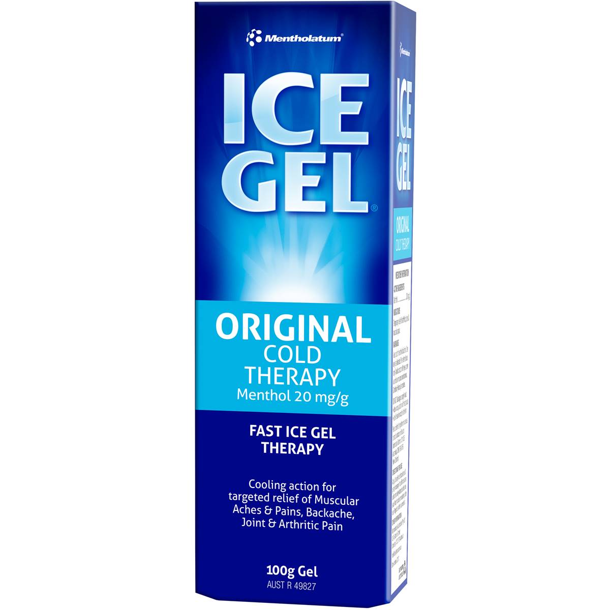 Mentholatum Ice Gel Therapy 100g Woolworths