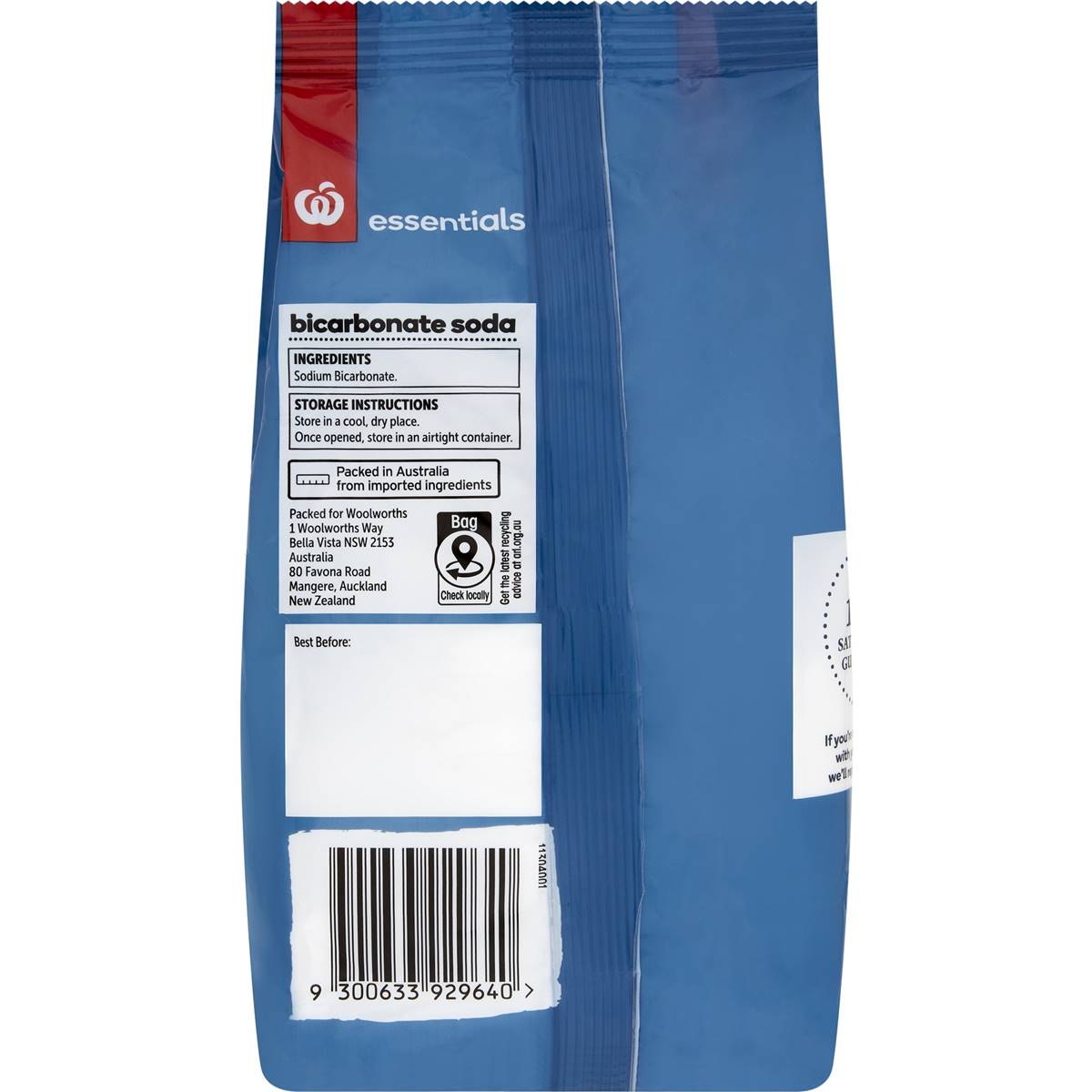 Homebrand Baking Aids Bicarbonate Soda 500g Woolworths