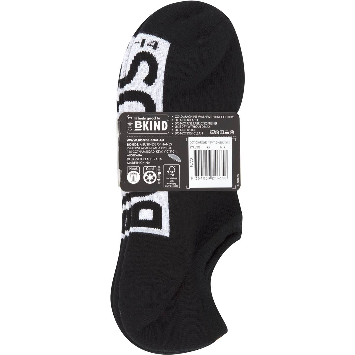 Bonds Socks Mens No Show Trainers 610 3pk Woolworths