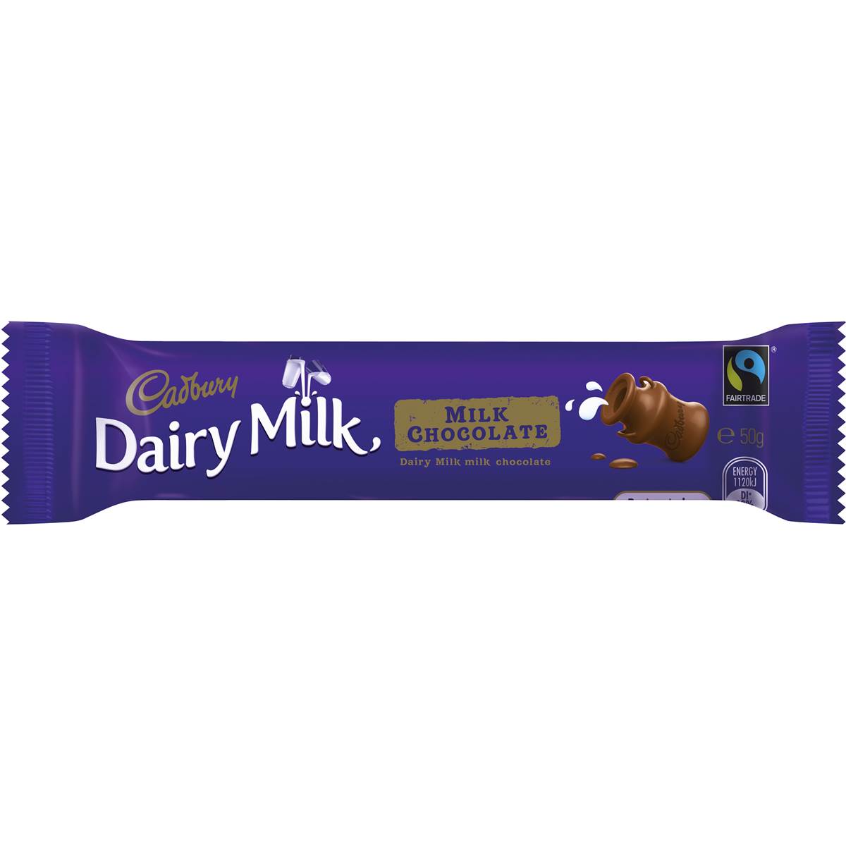 Cadbury Dairy Milk Chocolate 50g bar Woolworths