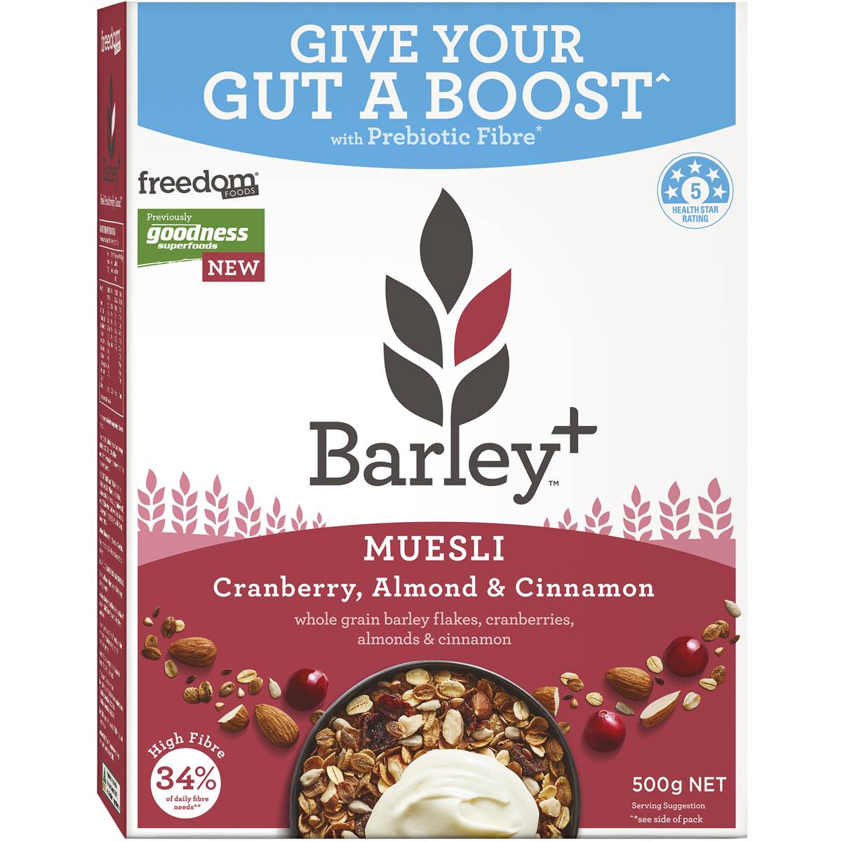 Goodness Superfoods Heart Cereal 500g Woolworths