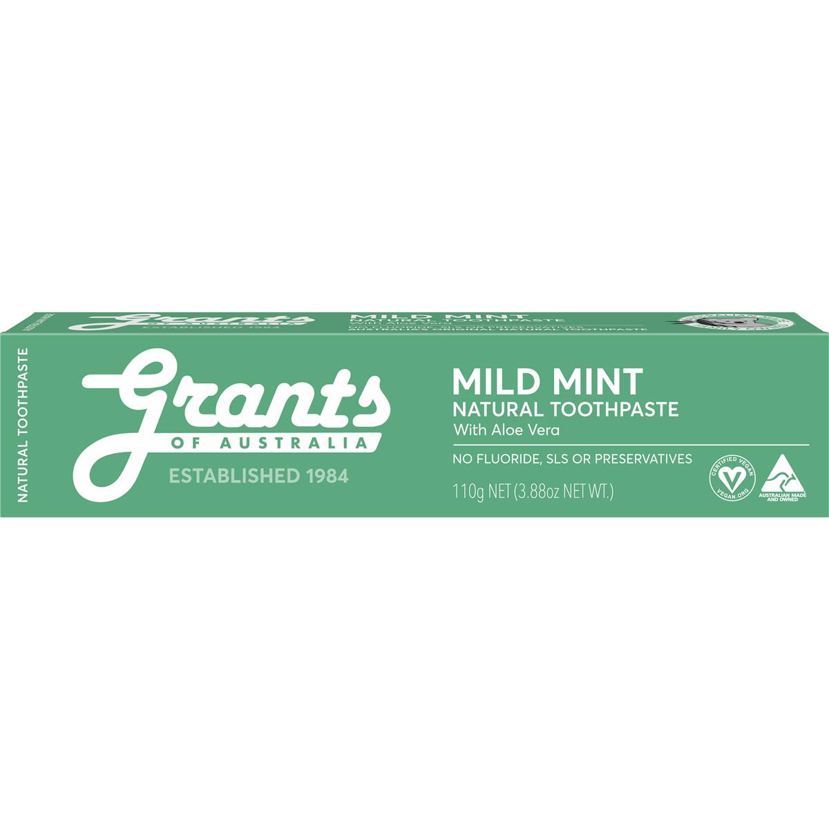 Grants Toothpaste Mild Mint 110g Woolworths