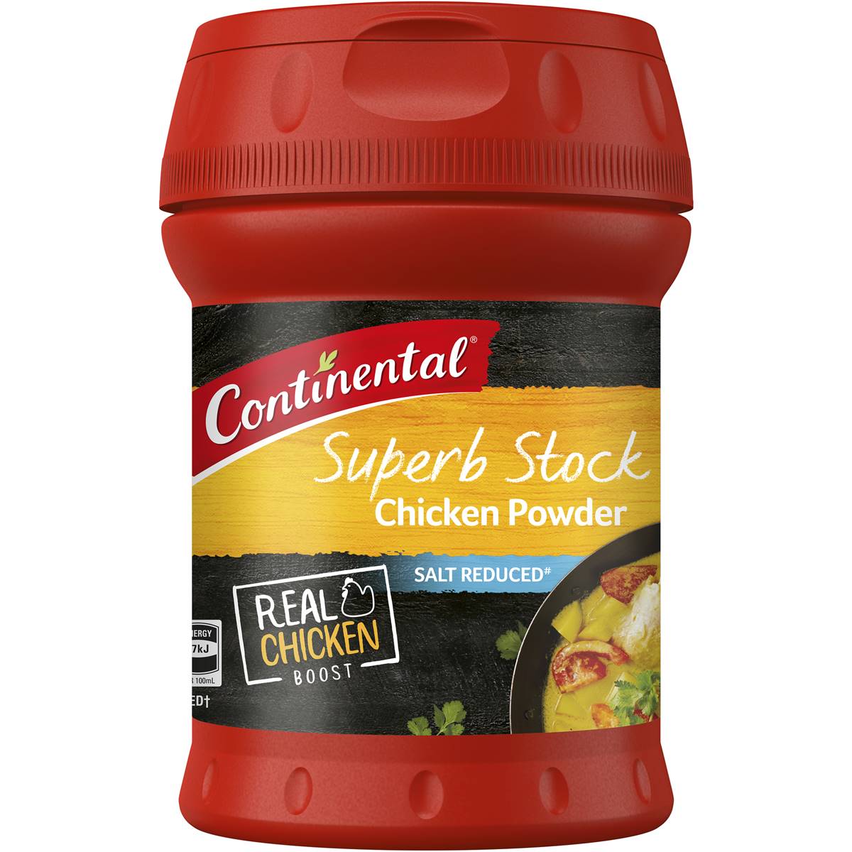 Continental Chicken Stock Powder Salt Reduced 120g Woolworths