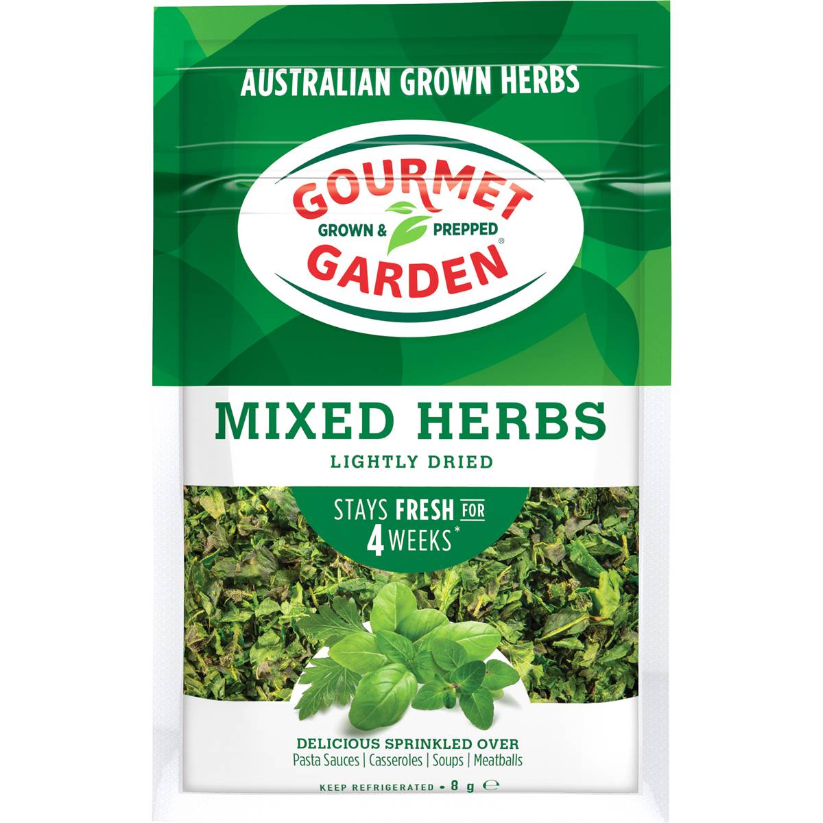 Gourmet Garden Lightly Dried Mixed Herbs 8g sachet Woolworths