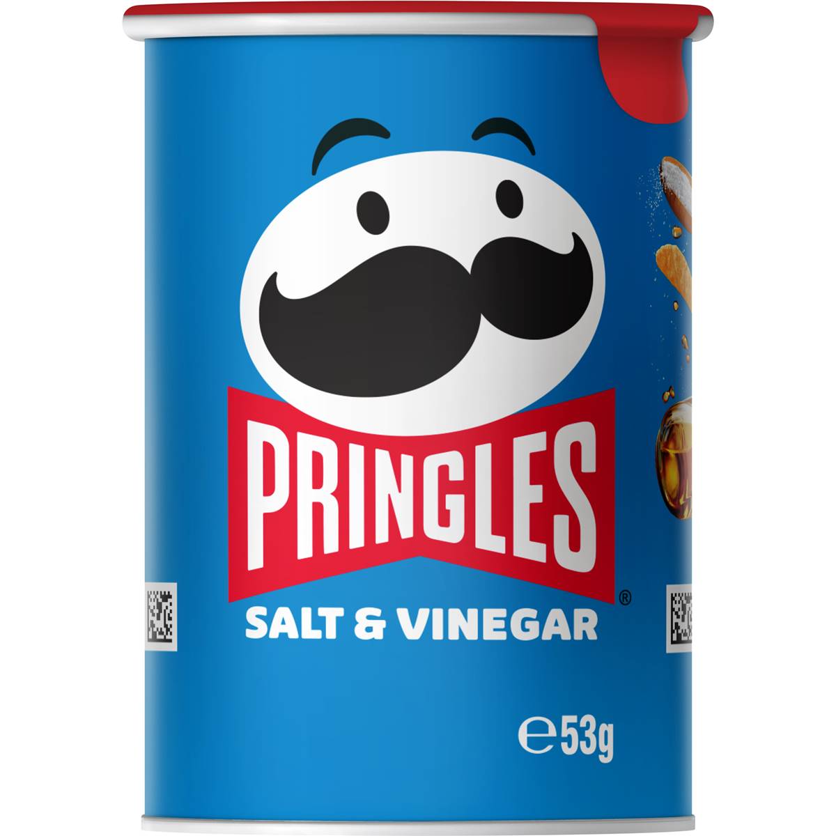 Pringles Chips Salt & Vinegar 53g tube | Woolworths