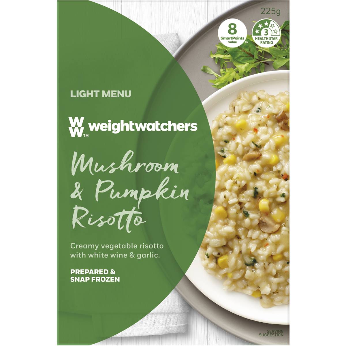 Weight Watchers Creamy Mushroom & Pumpkin Risotto 225g Woolworths