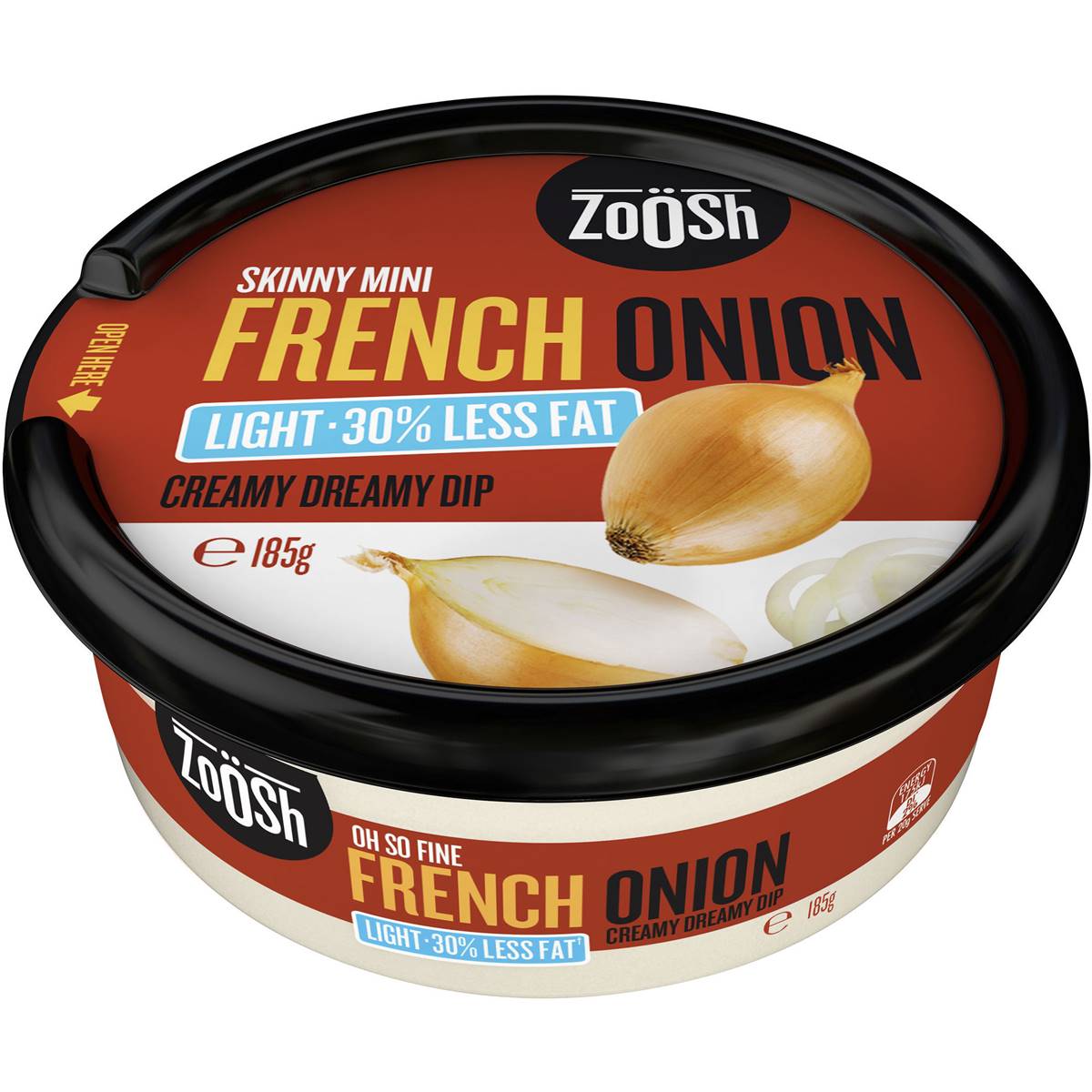 Kraft Light French Onion Dip 185g Woolworths