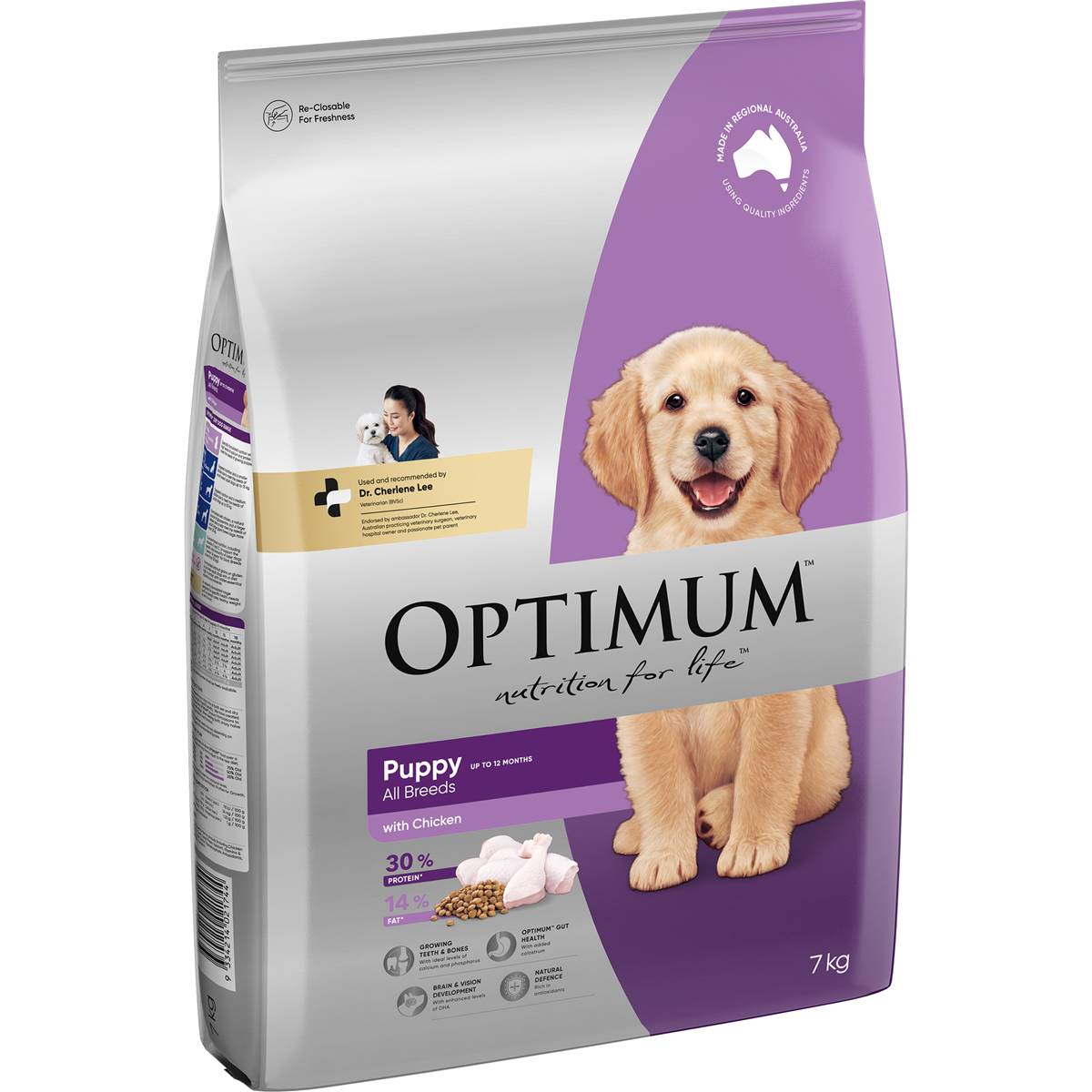 Optimum Puppy Food Chicken 7.0kg Woolworths