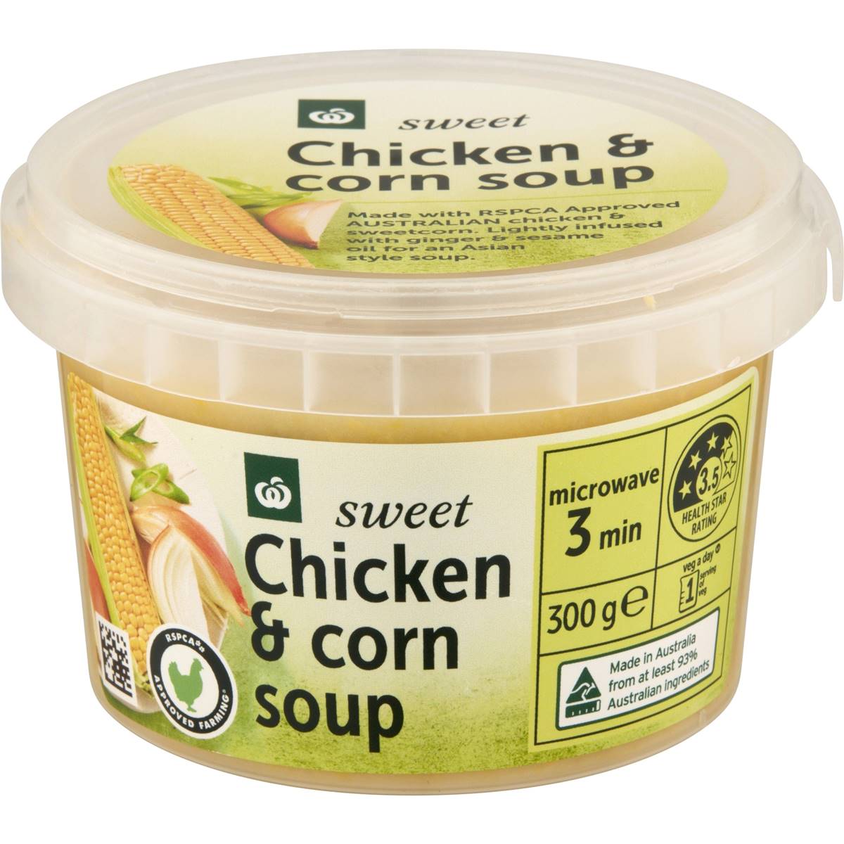 Woolworths Fresh Chicken & Corn Soup Asian Style Woolworths