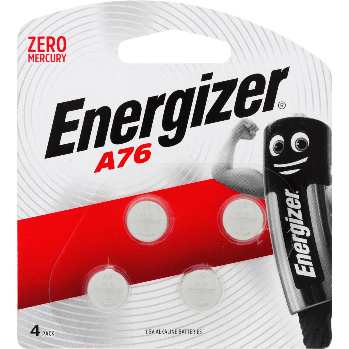 Energizer Button Batteries A76 4pk Woolworths