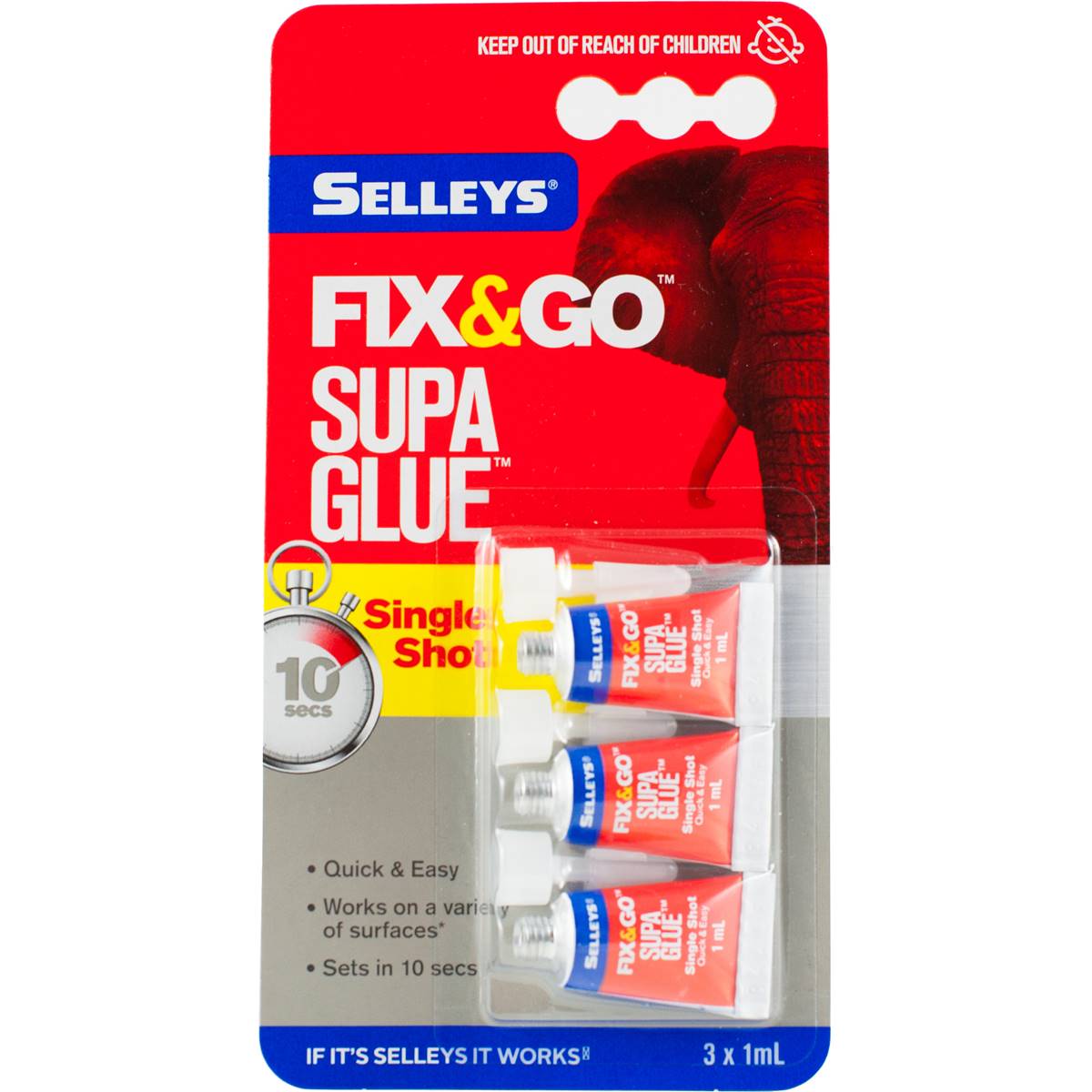 Selleys Super Glue Fix N Go 3pk Woolworths