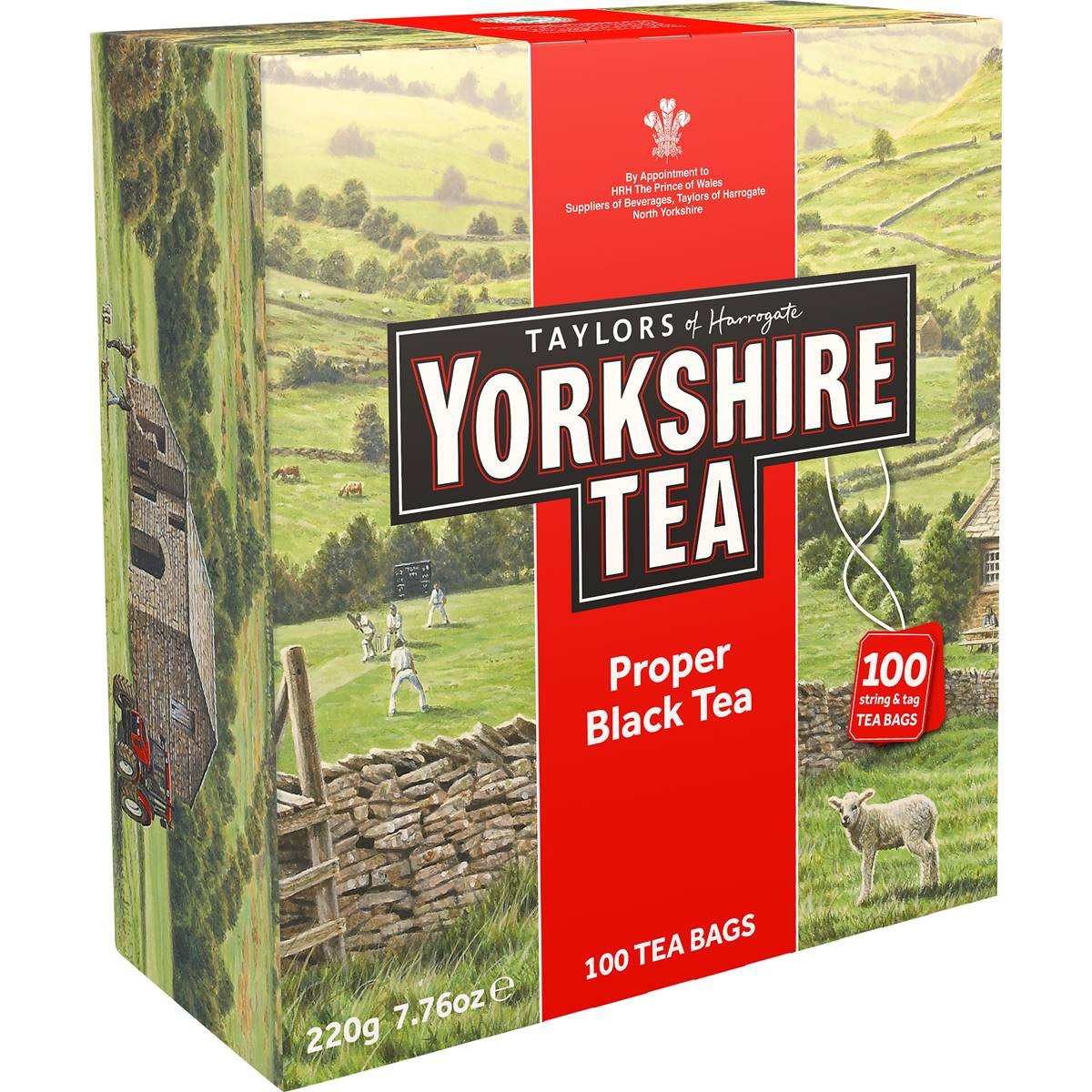 Taylors Yorkshire Tea Bags 100pk 220g Woolworths