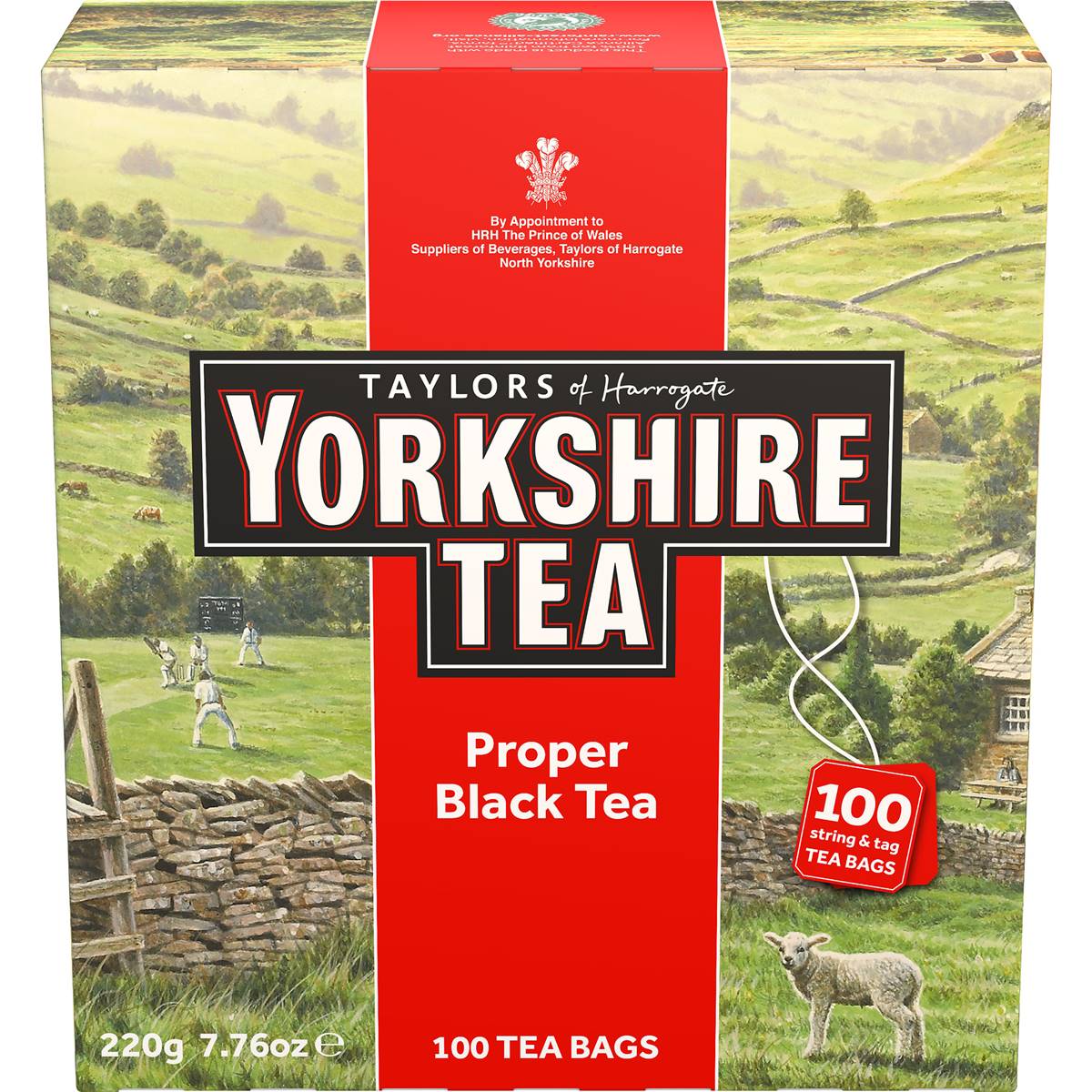 Taylors Yorkshire Tea Bags 100pk 220g Woolworths