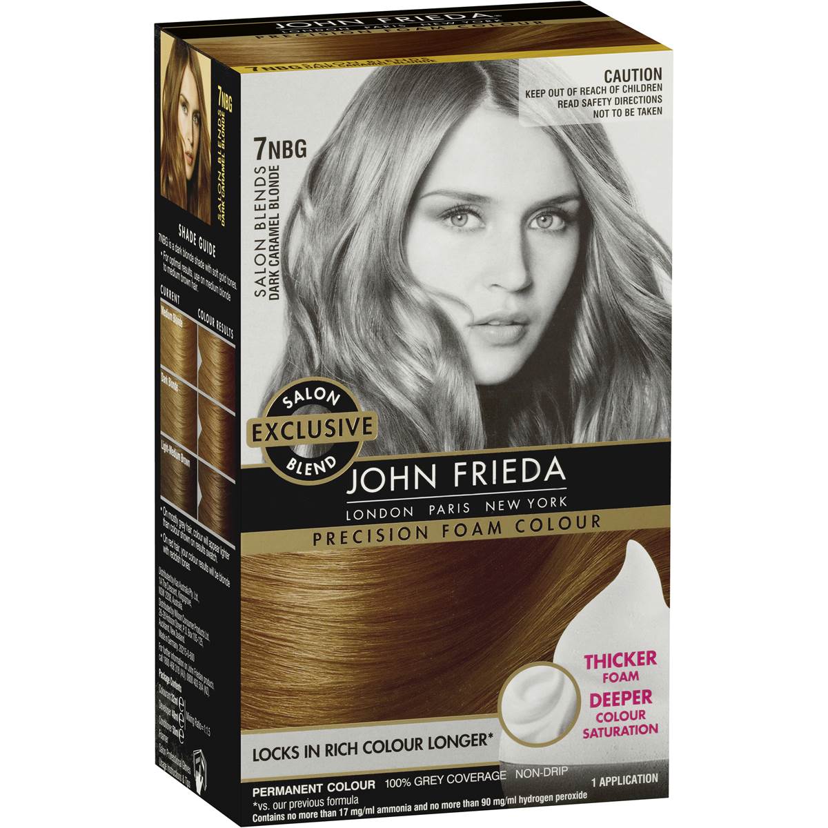 John Frieda Precision Foam Salon Blends 7nbg Dark Caramel Blonde