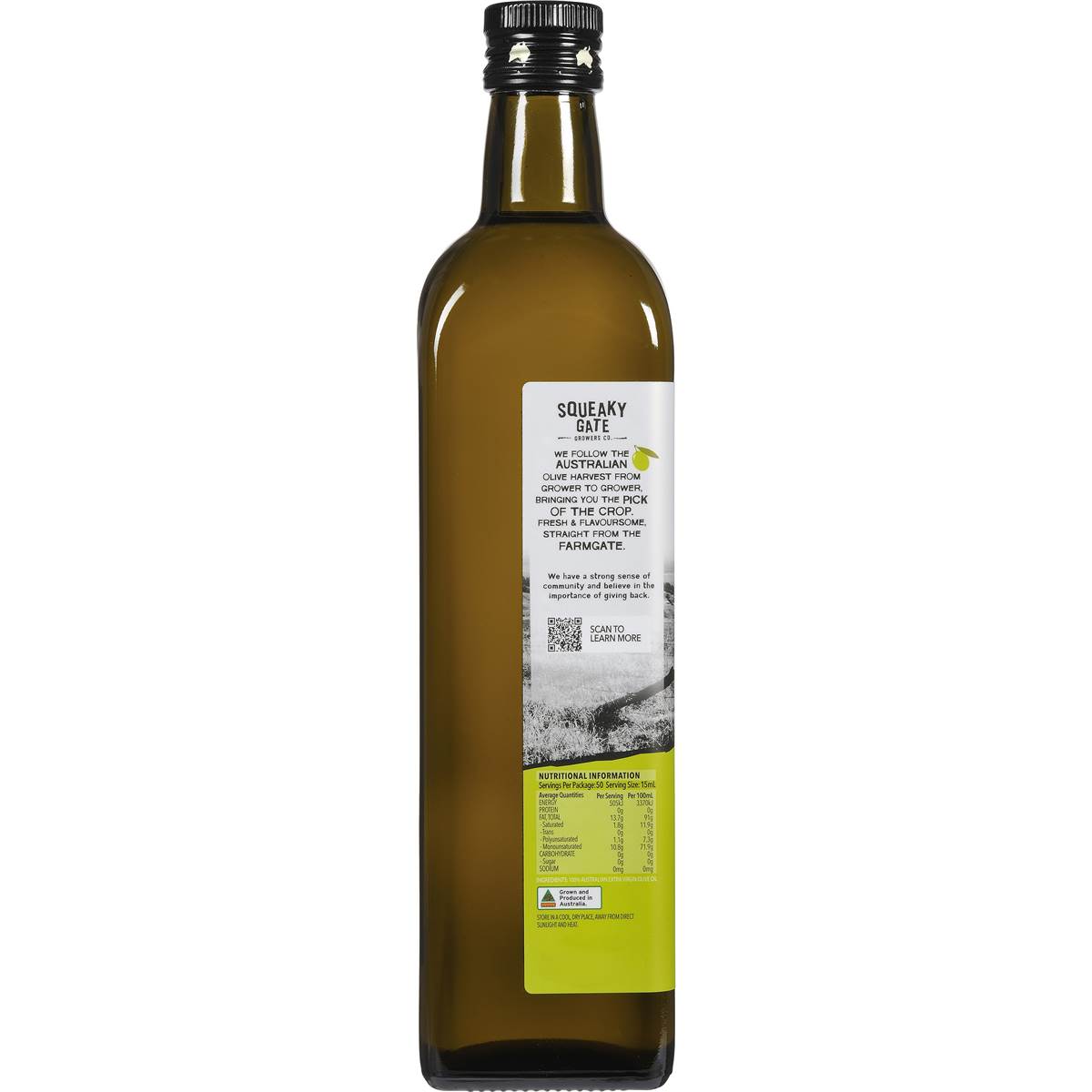 Squeaky Gate Extra Virgin Olive Oil The Allrounder 750ml Woolworths