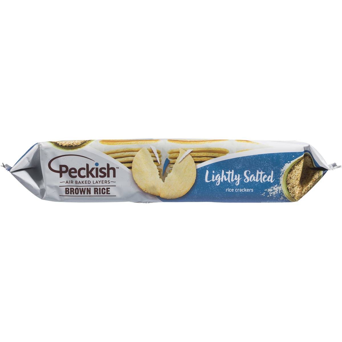 Peckish Brown Rice Cracker Lightly Salted 100g Woolworths