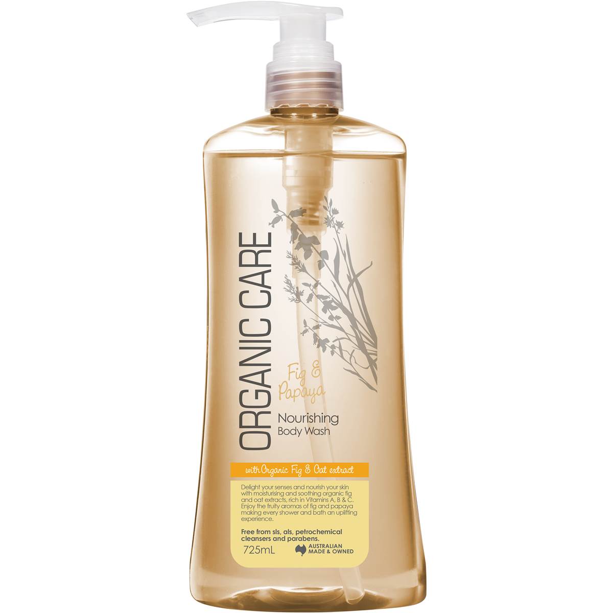 Organic Care Nourishing Body Wash 725ml Woolworths