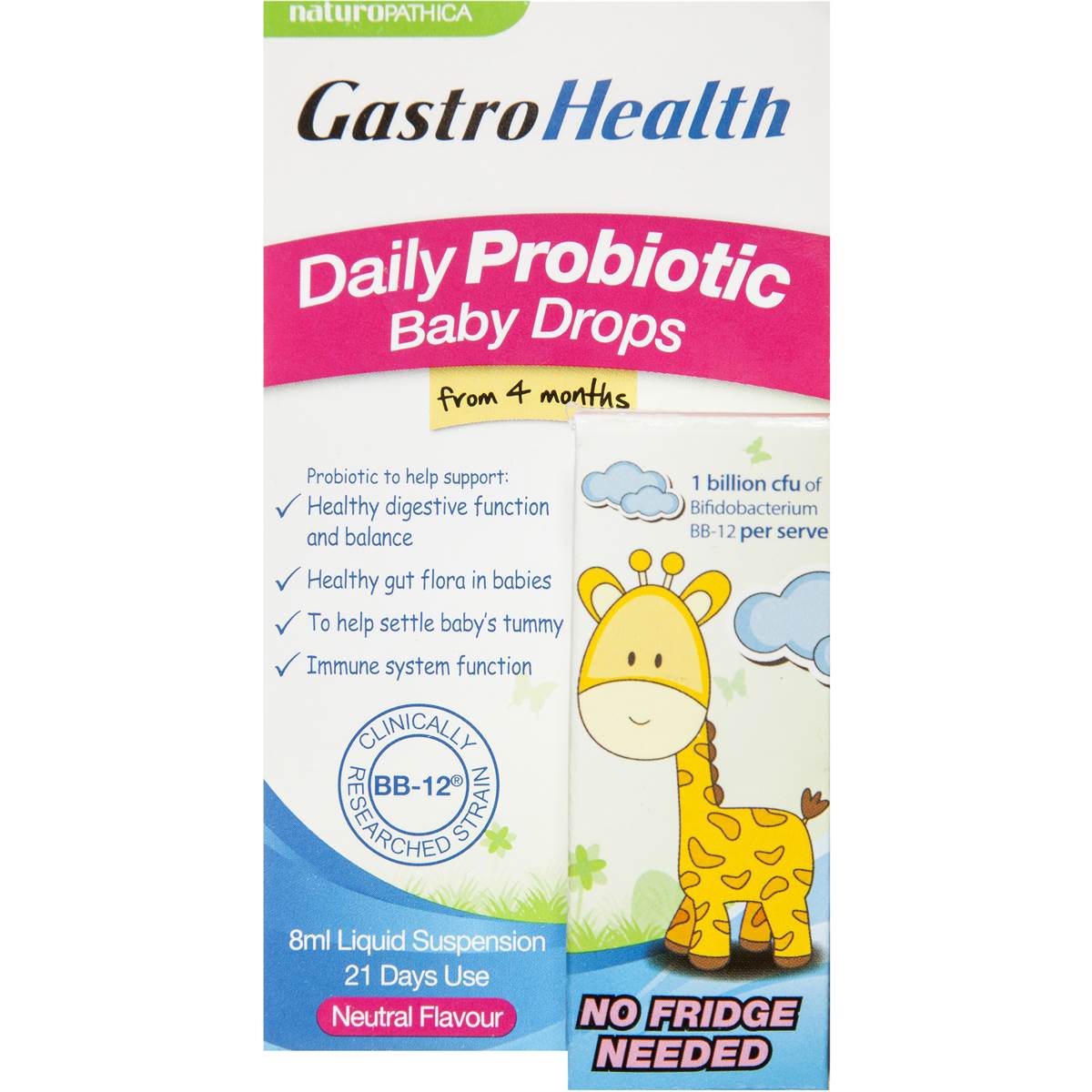 Naturopathica Gastrohealth Daily Probiotic Baby Drops 8ml Woolworths naturopathica-gastrohealth-daily-probiotic-baby-drops-8ml-woolworths